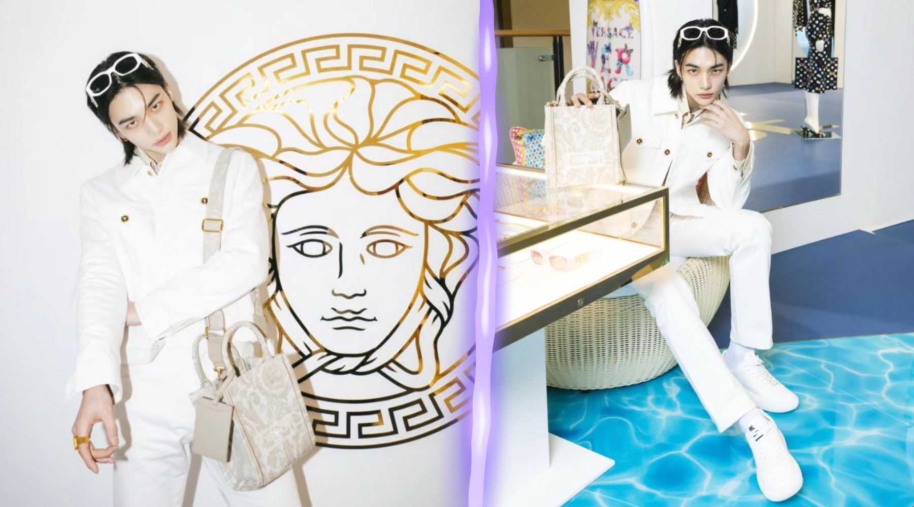 Mastering The Eyeconic Hyunjin Versace Look