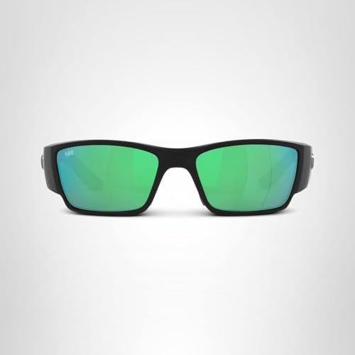 MATTE BLACK | GREEN MIRROR