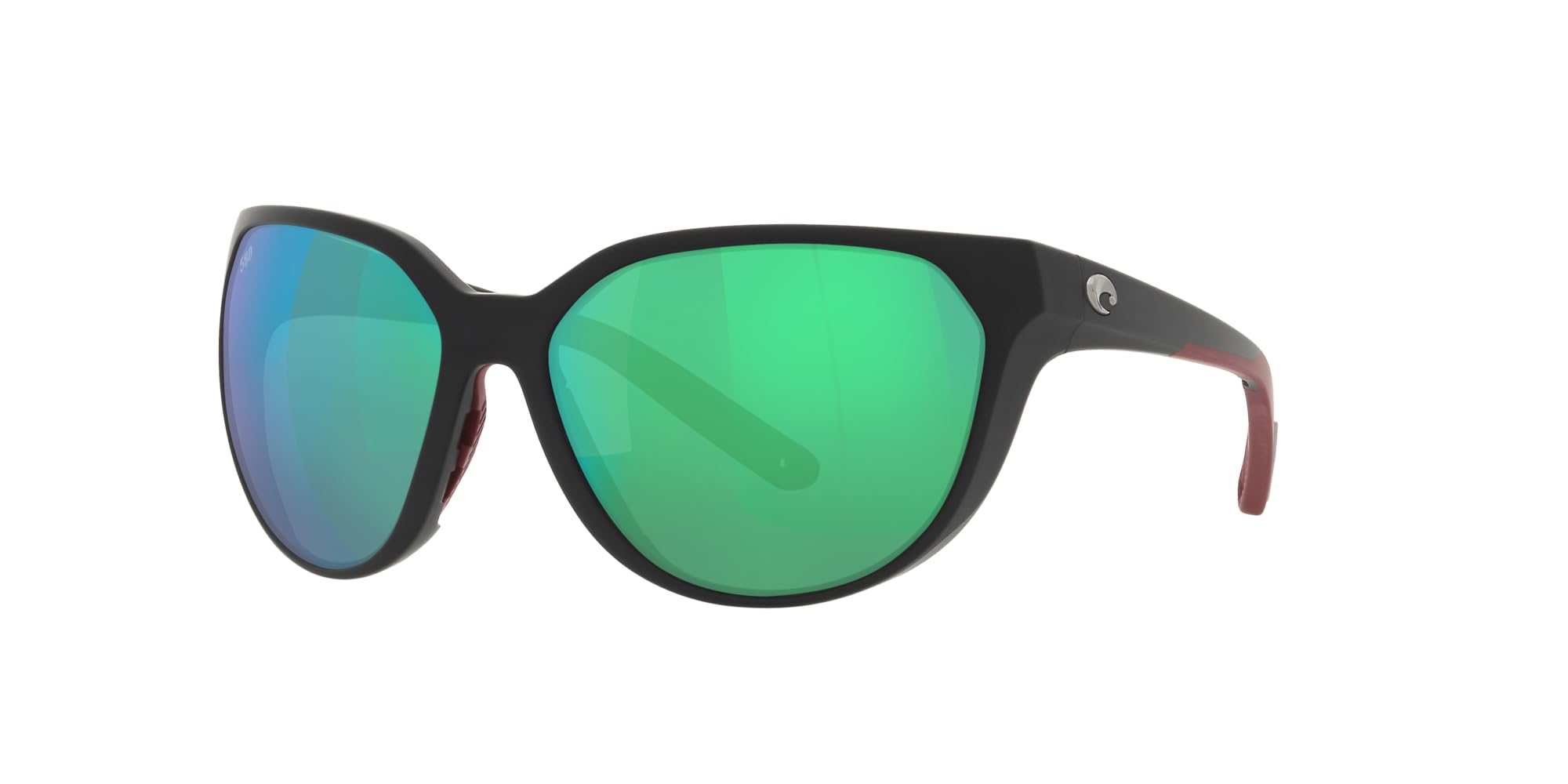 MATTE BLACK | GREEN MIRROR