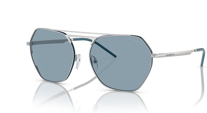 SHINY SILVER | LIGHT BLUE