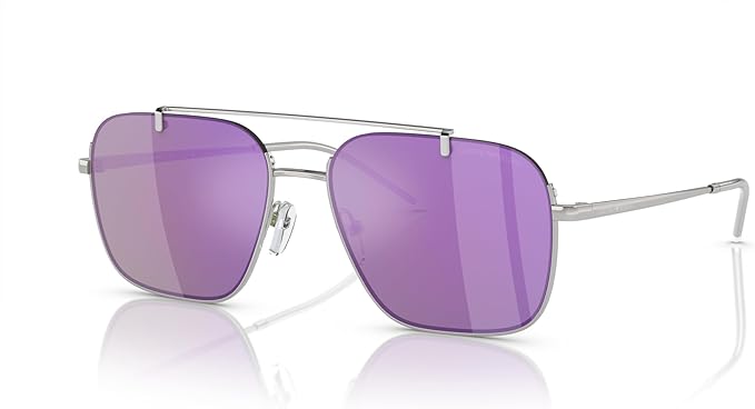 SHINY SILVER | GREY MIRROR VIOLET