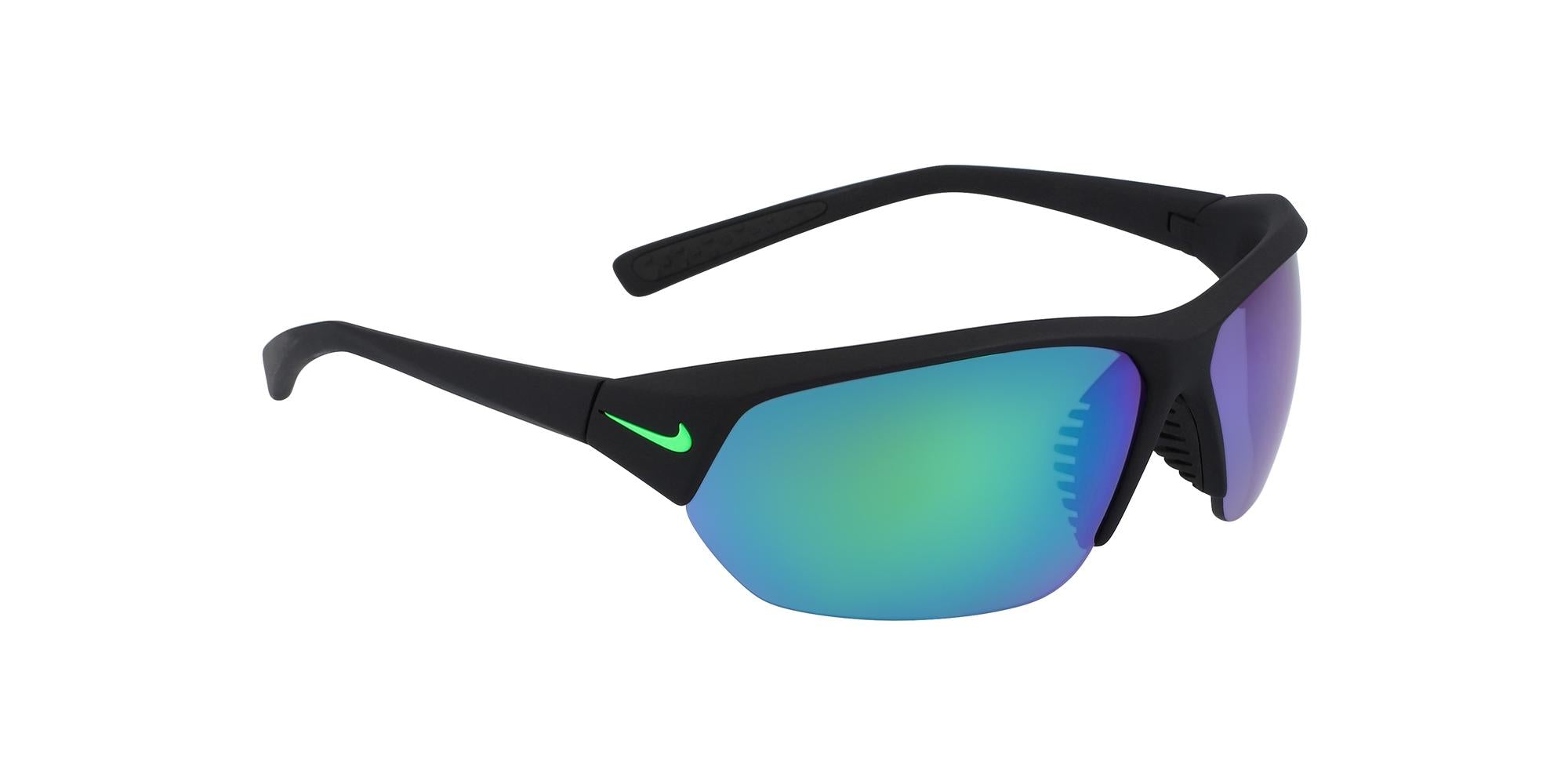 MATTE BLACK GREEN MIRROR