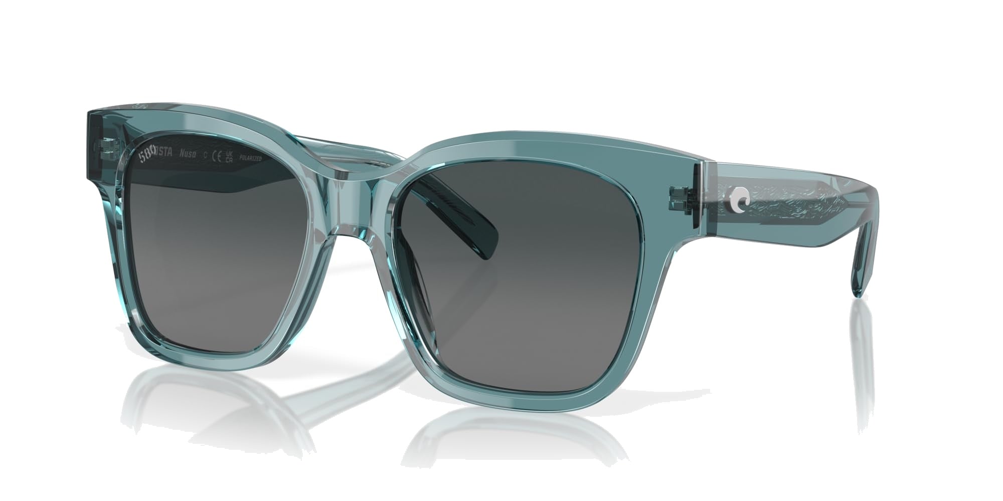 DEEP CRYSTAL AQUAMARINE | GREY GRADIENT