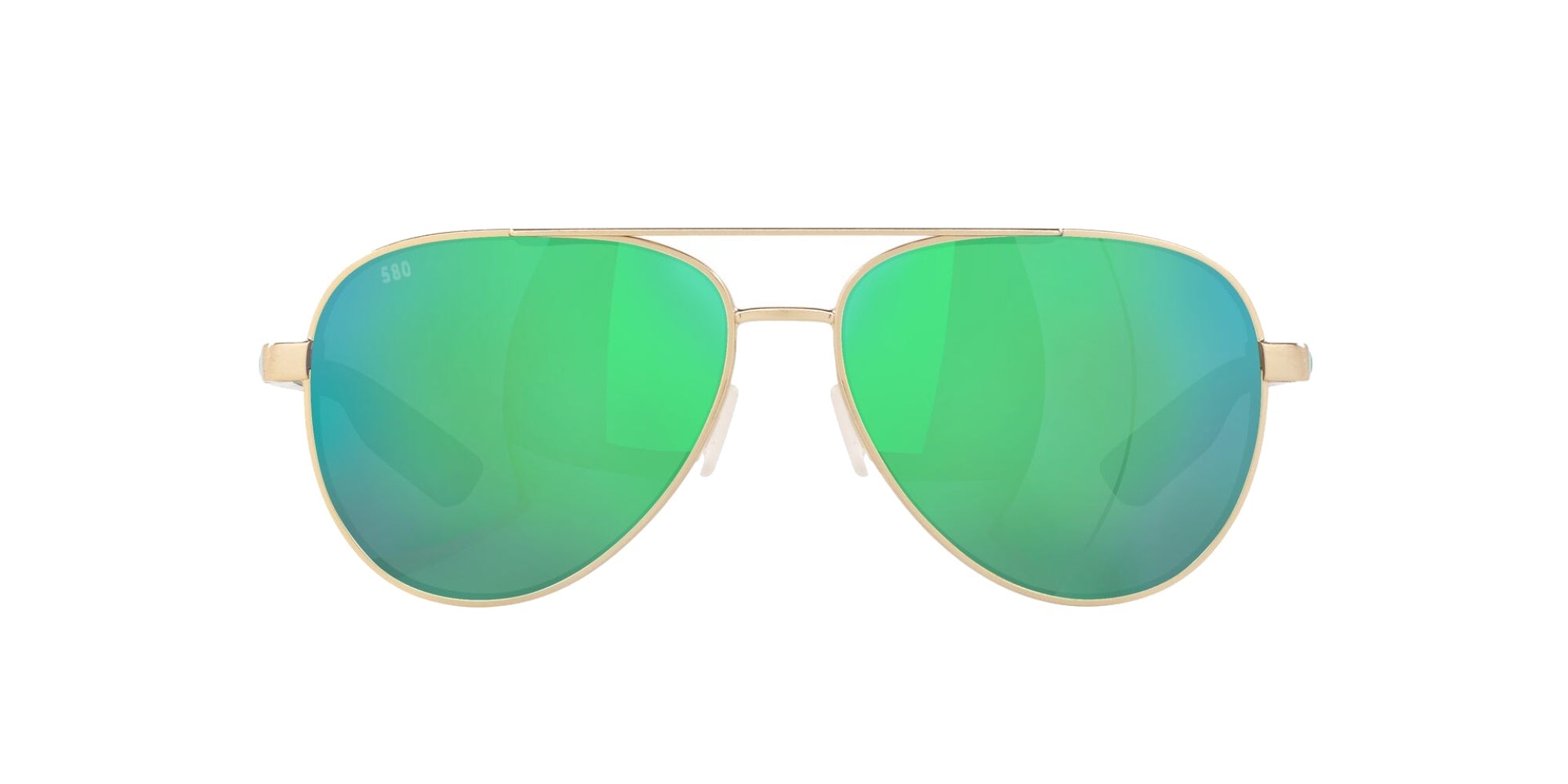 (400201) BRUSHED GOLD | GREEN MIRROR