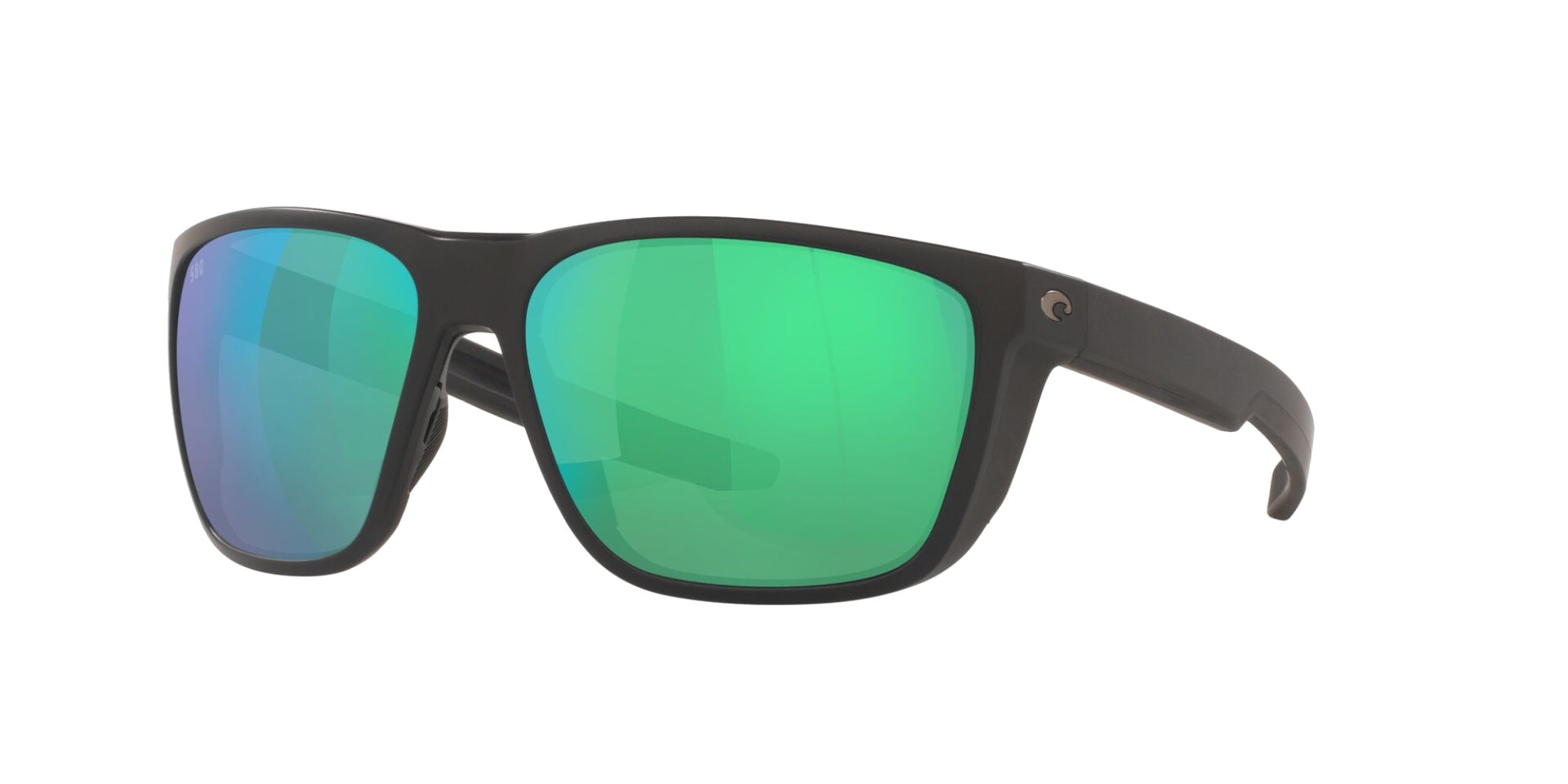(900201) MATTE BLACK | GREEN MIRROR