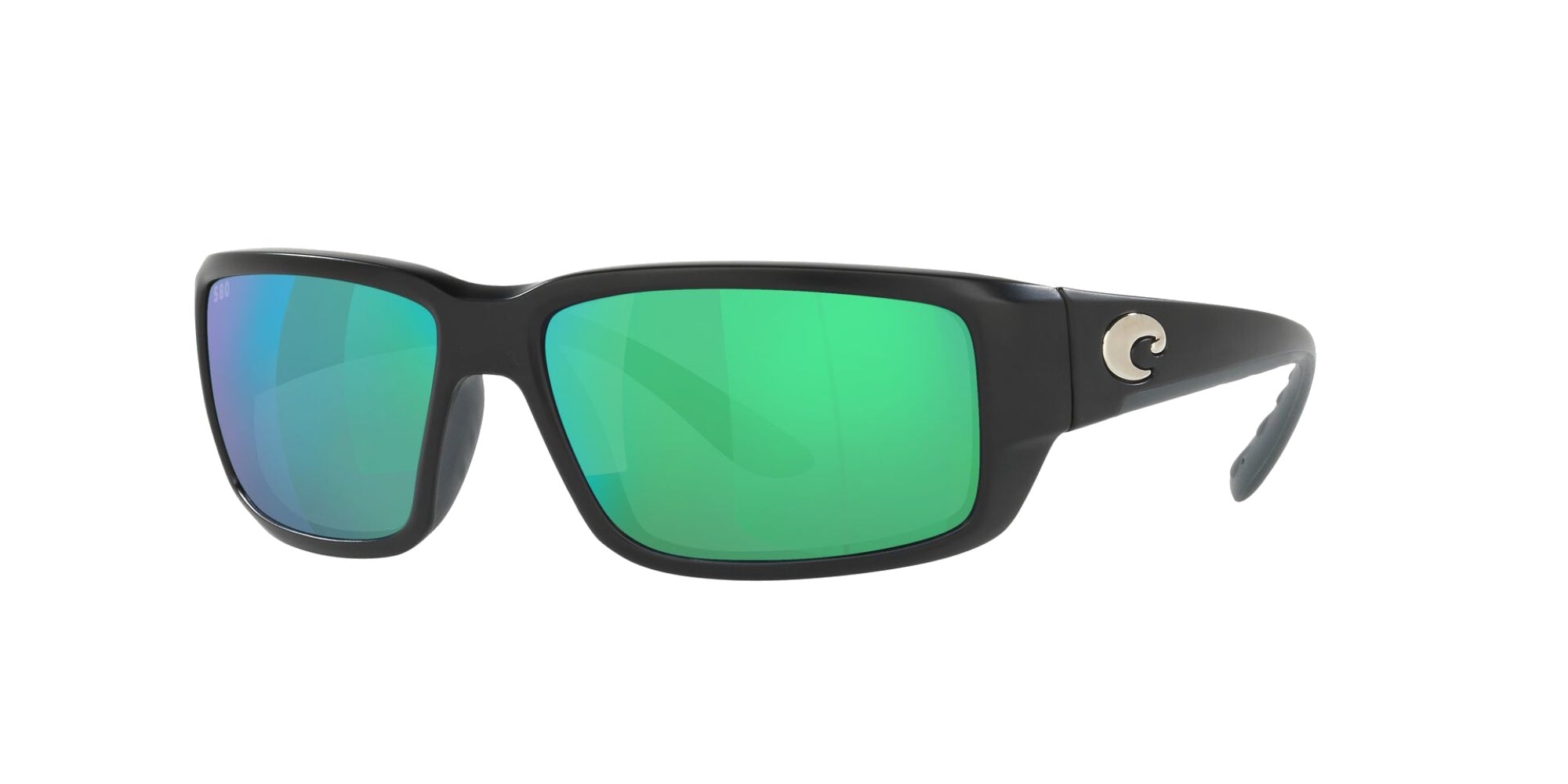 (900639) MATTE BLACK | GREEN MIRROR