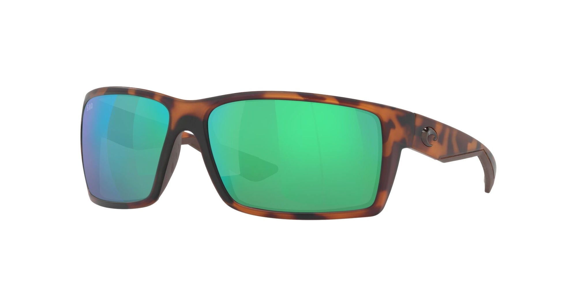 (900731) MATTE RETRO TORTOISE | GREEN MIRROR