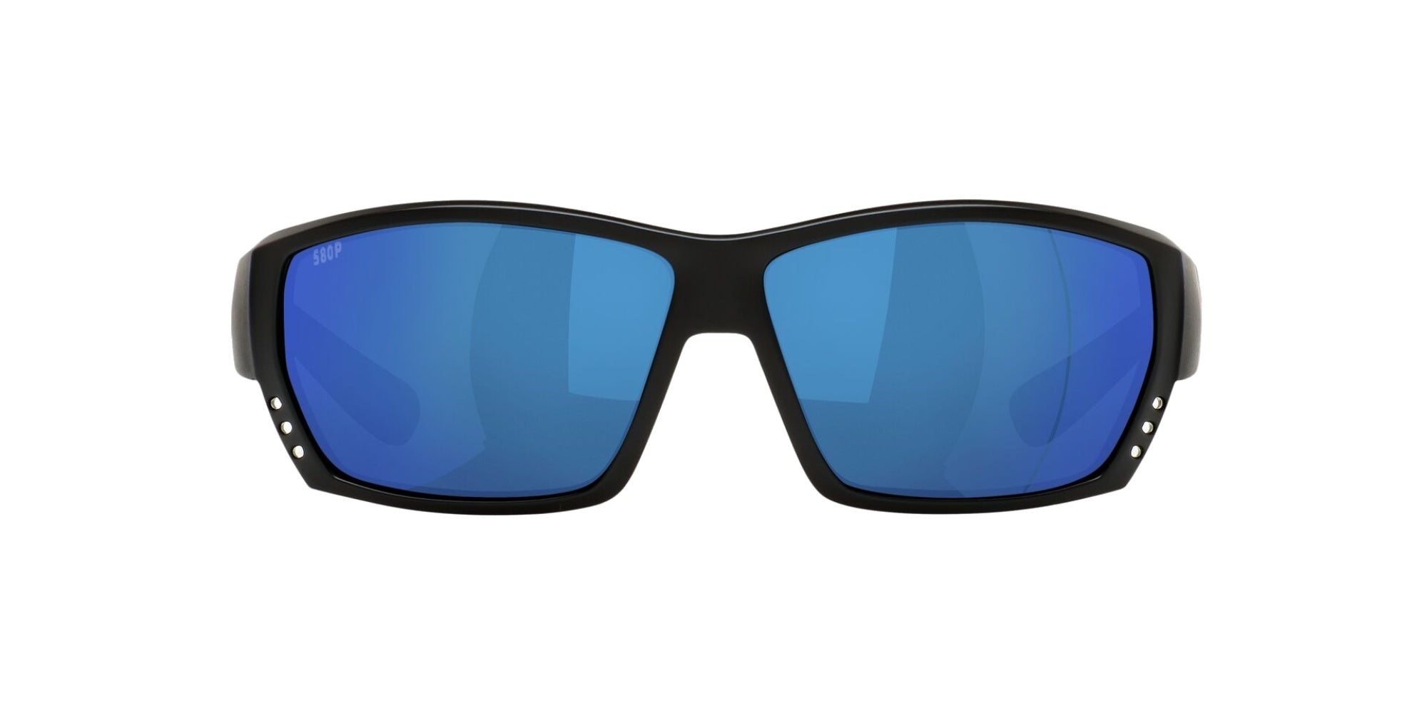 (900909) MATTE BLACK | BLUE MIRROR
