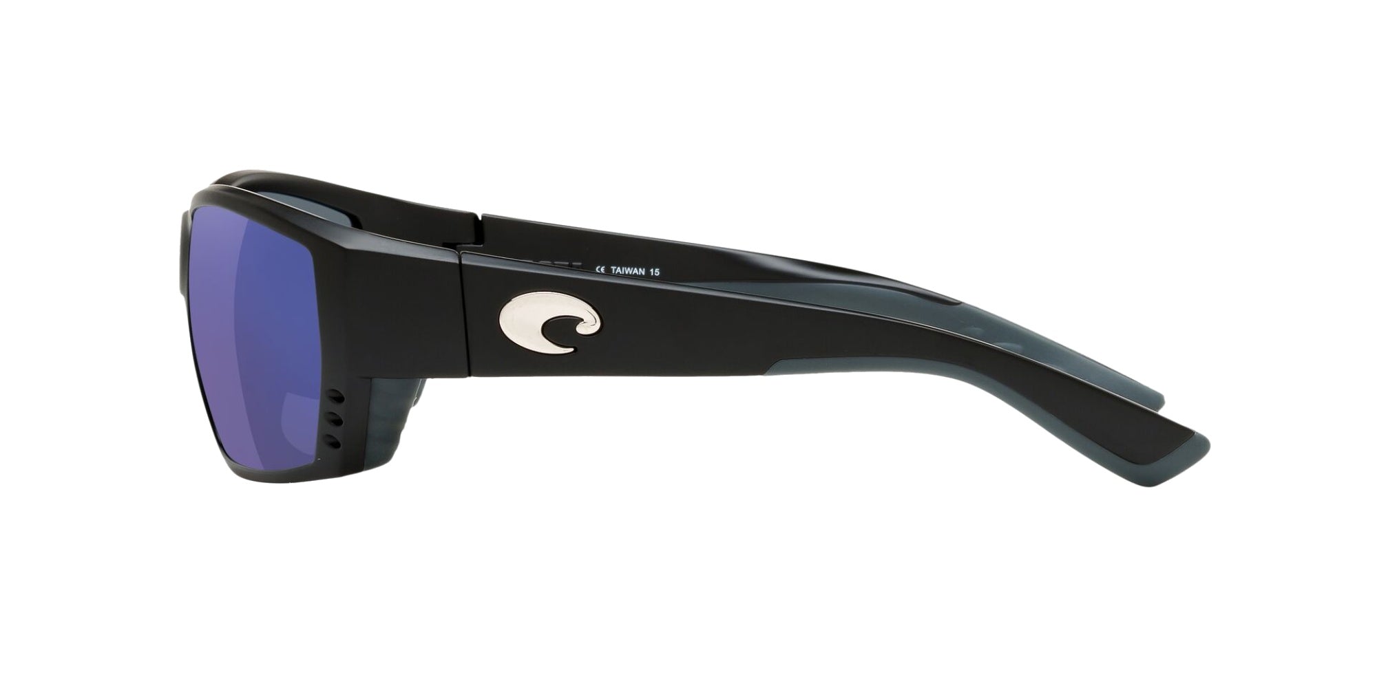 (900909) MATTE BLACK | BLUE MIRROR