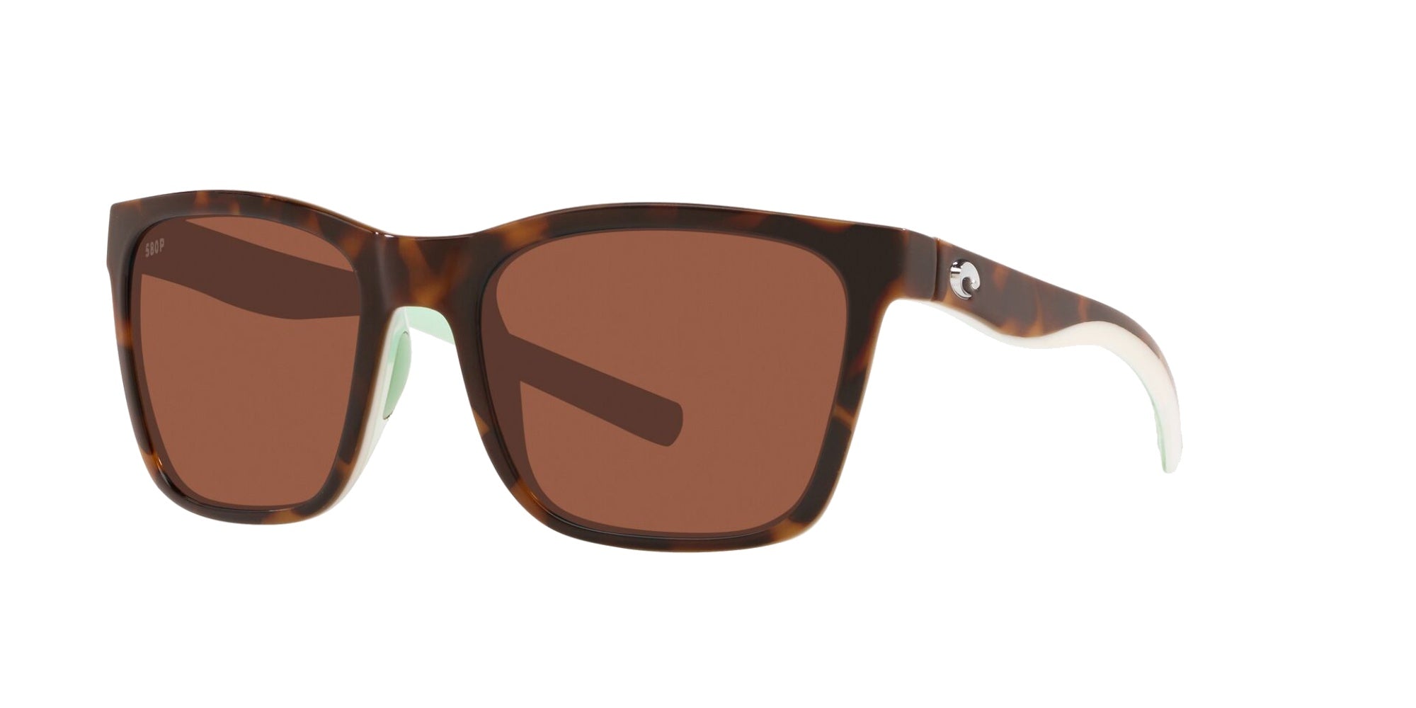 (903701) SHINY TORTOISE WHITE SEAFOAM | COPPER