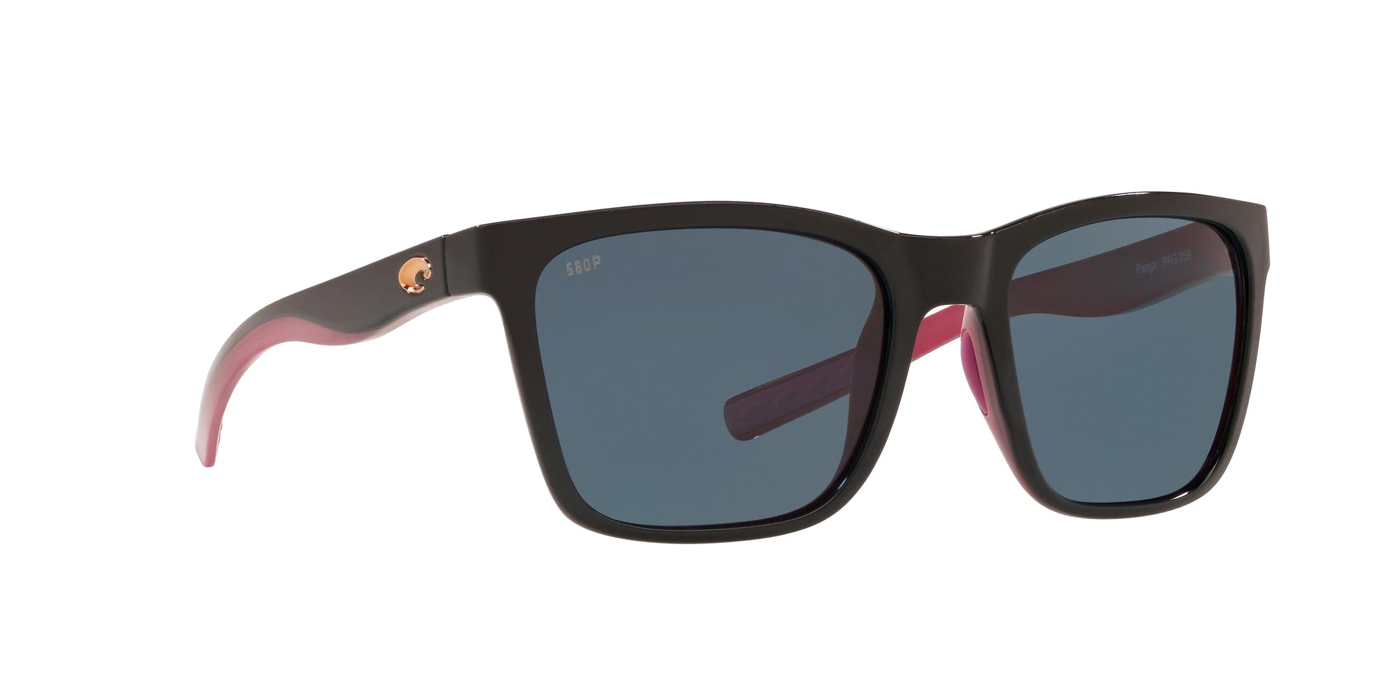 (903706) SHINY BLACK CRYSTAL FUCHSIA | GREY