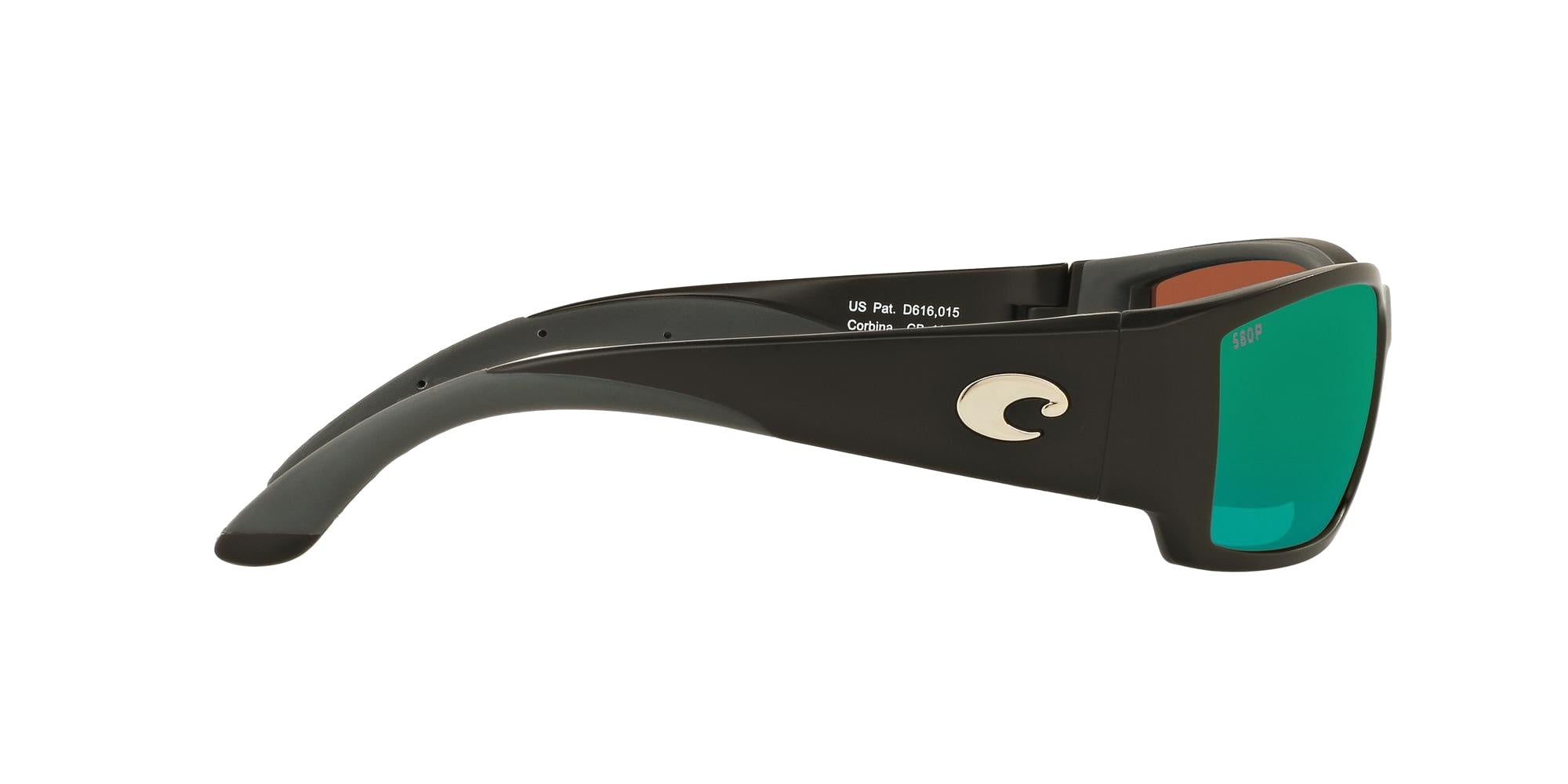 MATTE BLACK | GREEN MIRROR