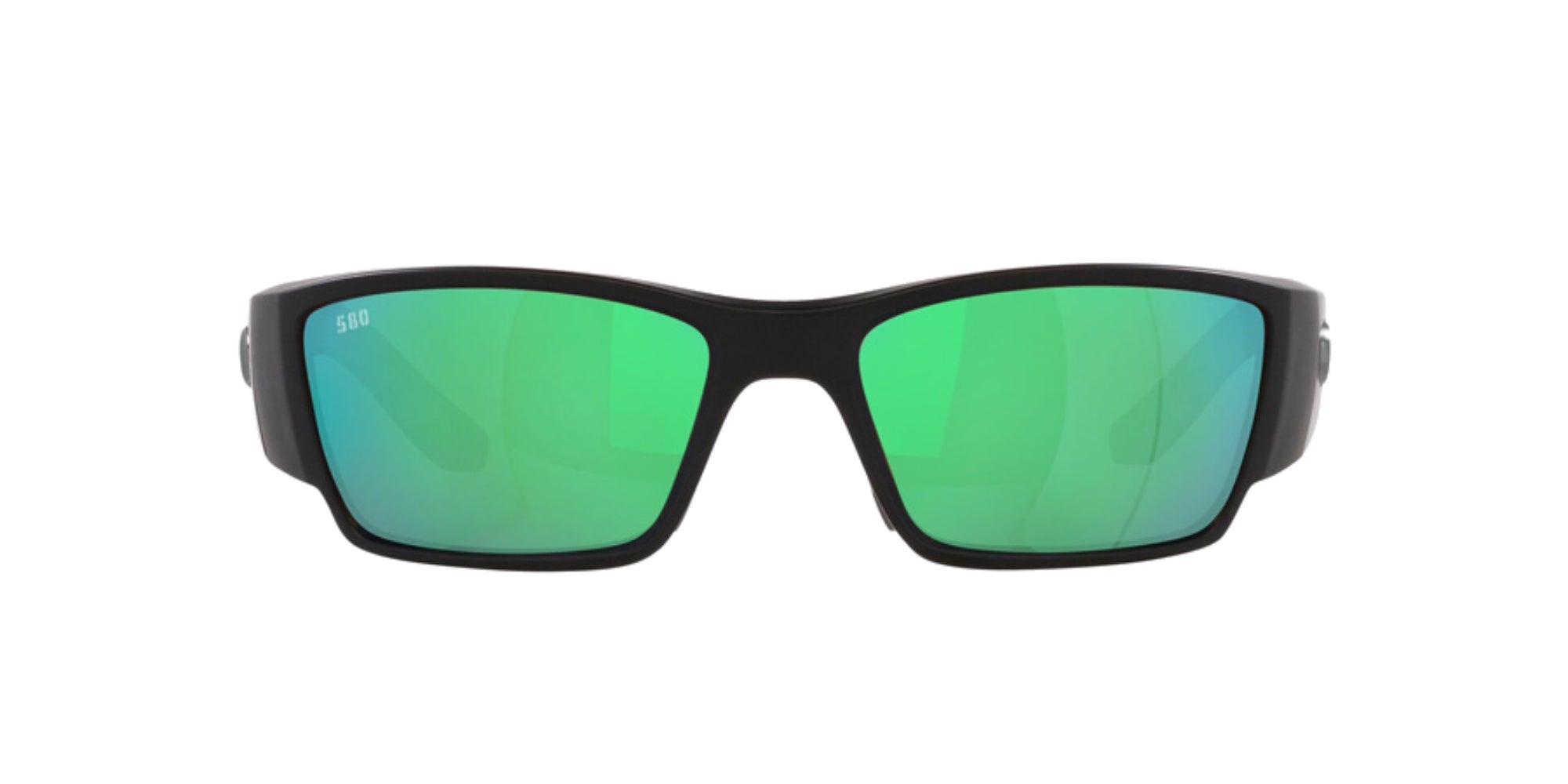 MATTE BLACK | GREEN MIRROR