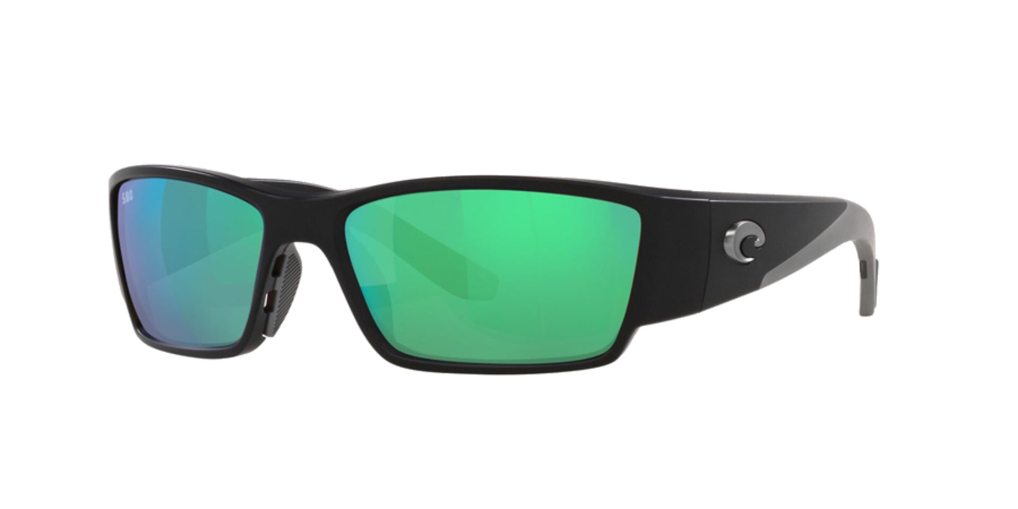 MATTE BLACK | GREEN MIRROR