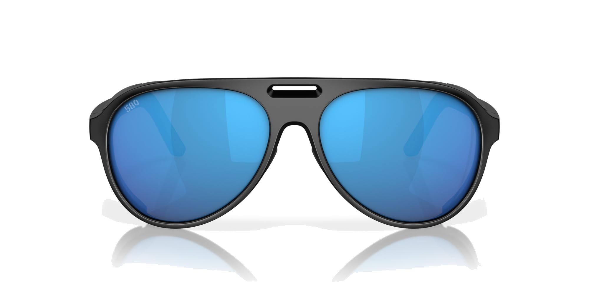 (911701) MATTE BLACK | BLUE MIRROR