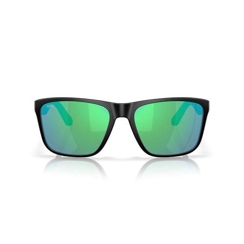 MATTE BLACK | GREEN MIRROR