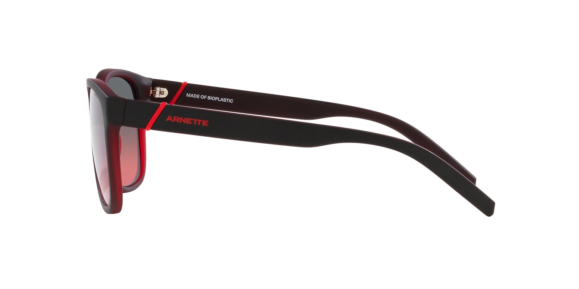 MATTE BLACK TRANSLUCENT RED