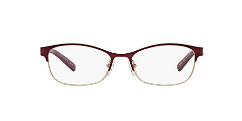 MATTE RED SHINY OPHTHAL GOLD | TRANSLUCENT LENS