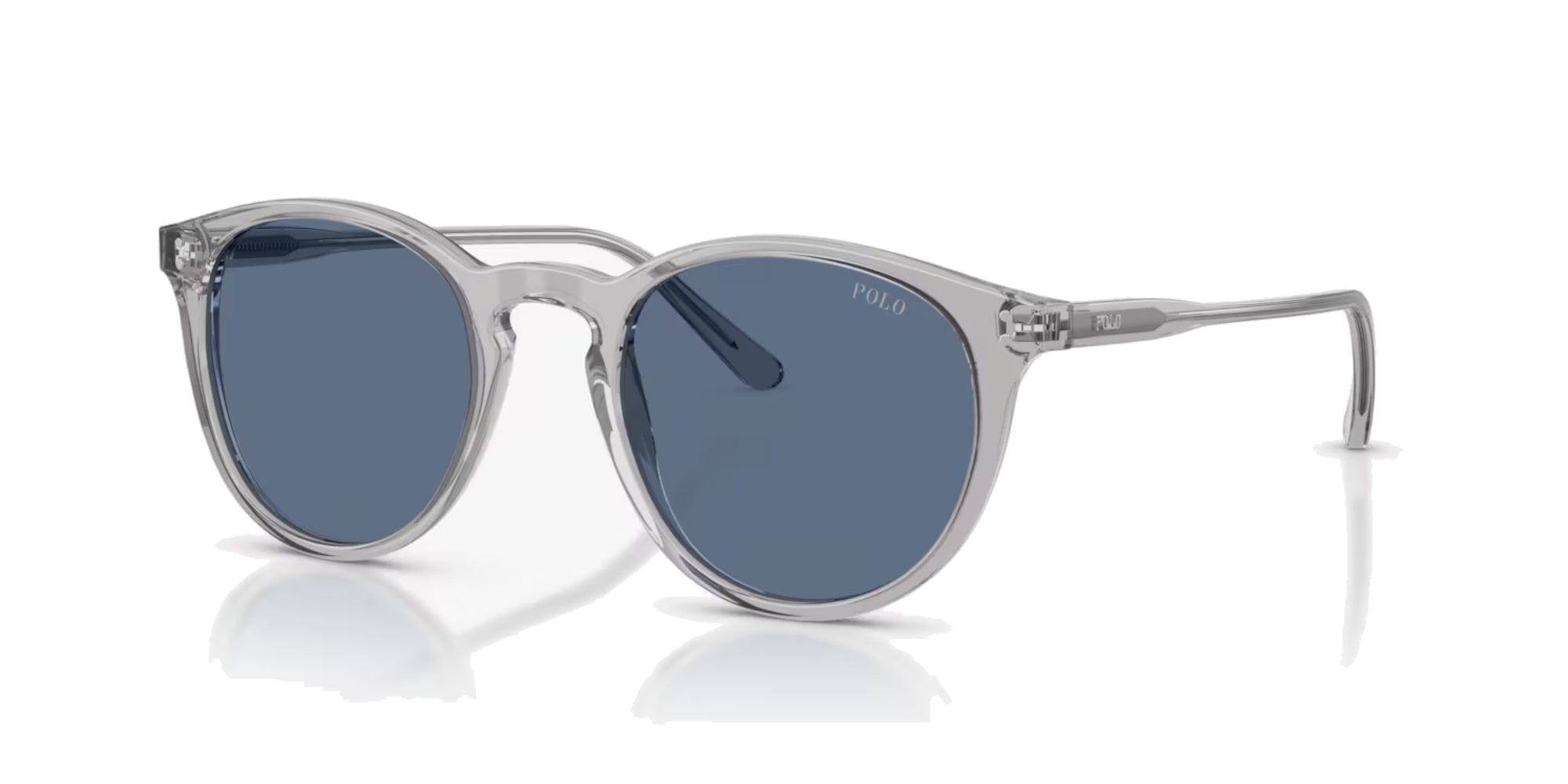 SHINY SEMI TRANSLUCENT GREY | DARK BLUE