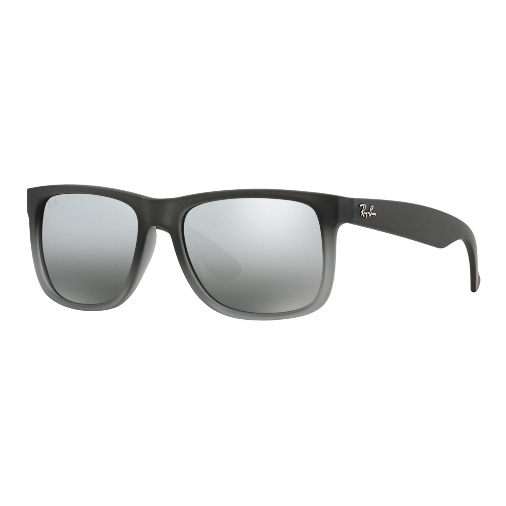 RUBBER GREY ON CLEAR GREY | GREY MIRROR SILVER GRADIENT