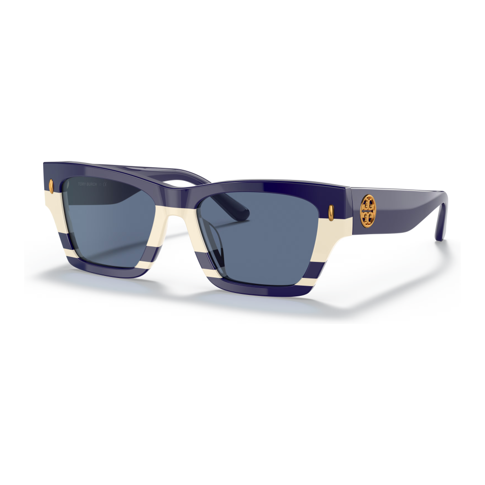 NAVY IVORY VINTAGE STRIPES | SOLID NAVY