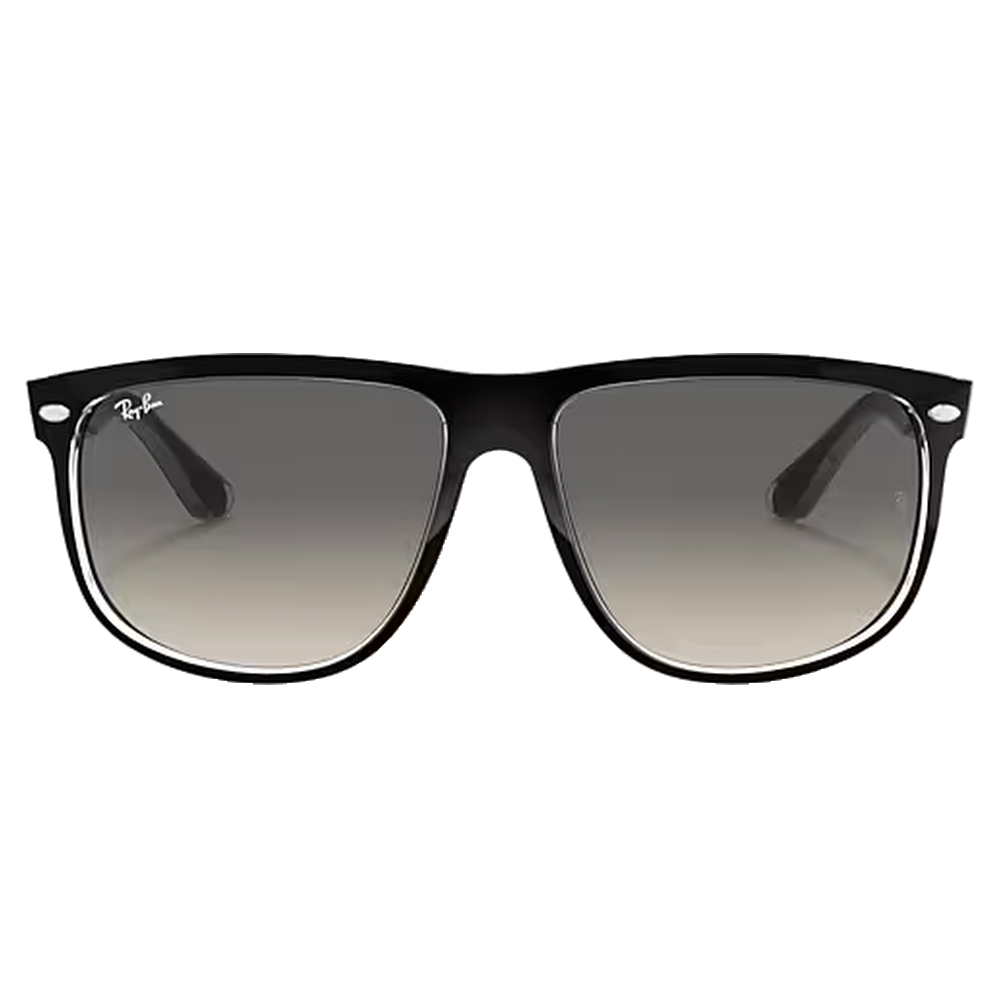 BLACK ON TRANSPARENT | LIGHT GREY GRADIENT DARK GREY