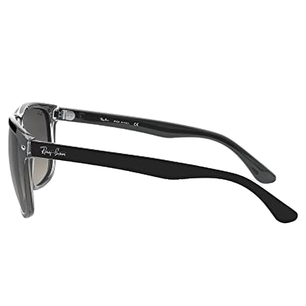 BLACK ON TRANSPARENT | LIGHT GREY GRADIENT DARK GREY