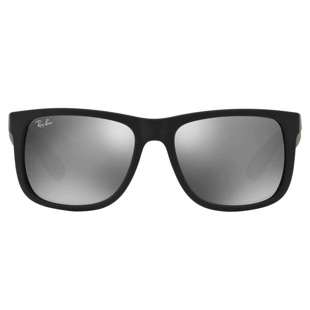 RUBBER BLACK | GREY MIRROR SILVER