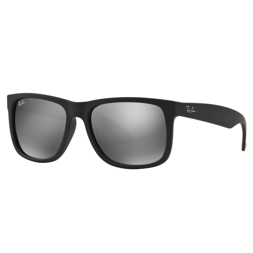 RUBBER BLACK | GREY MIRROR SILVER
