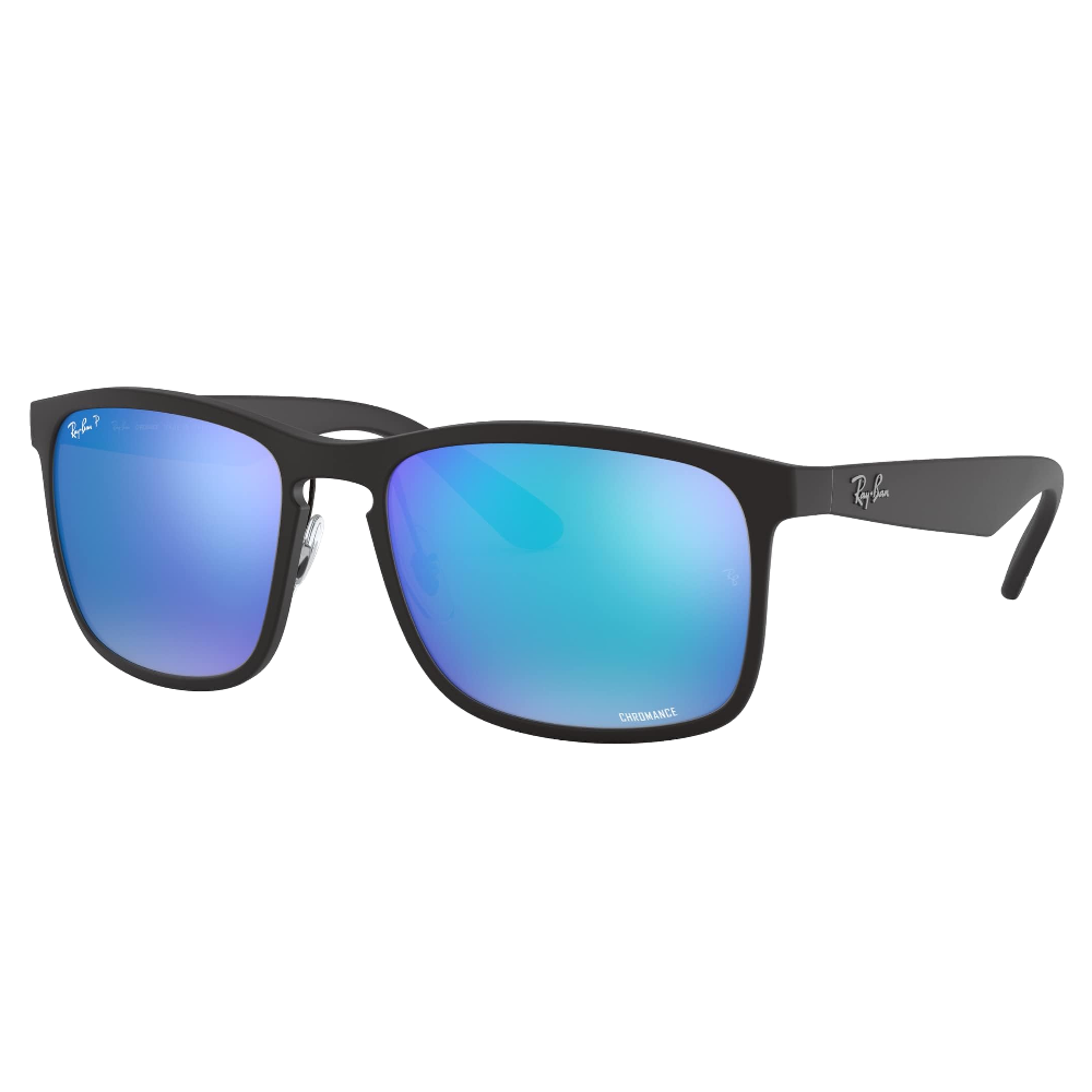 MATTE BLACK | GREEN MIRROR BLUE