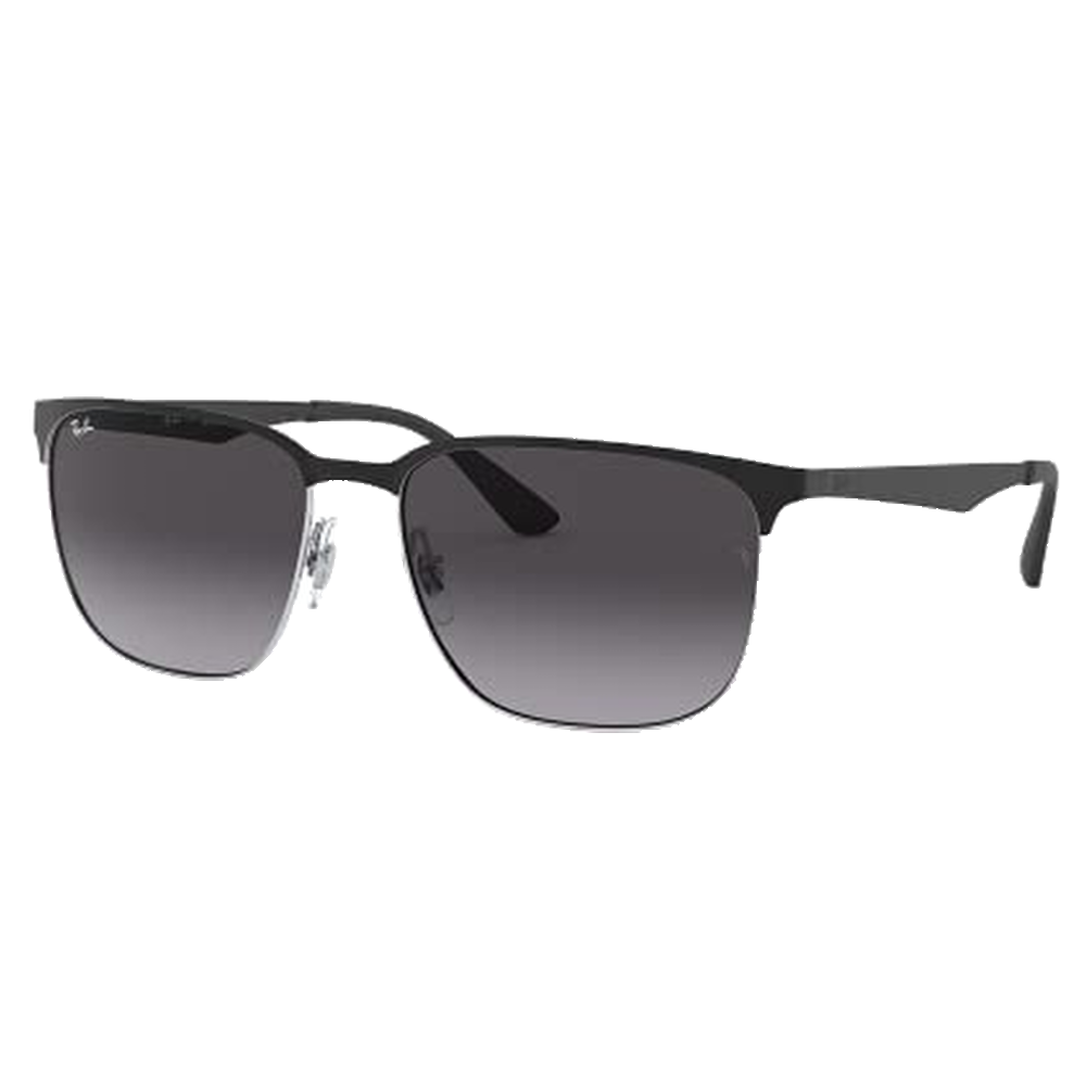 BLACK ON SILVER | LIGHT GREY GRADIENT DARK GREY