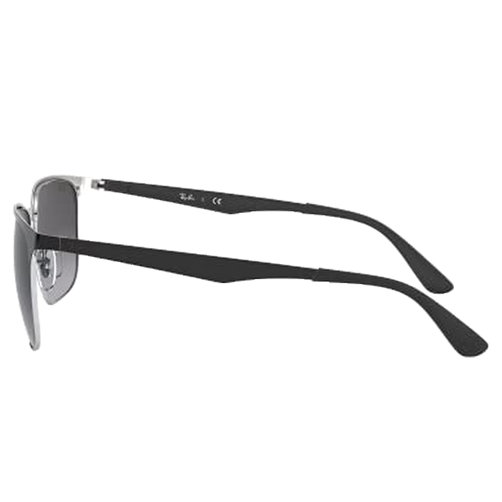 BLACK ON SILVER | LIGHT GREY GRADIENT DARK GREY