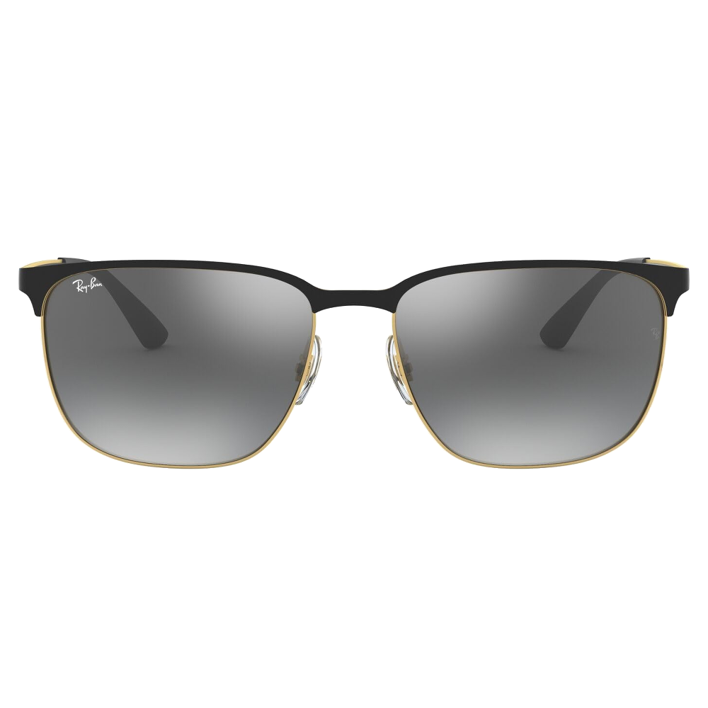 BLACK ON ARISTA | GREY MIRROR SILVER GRADIENT