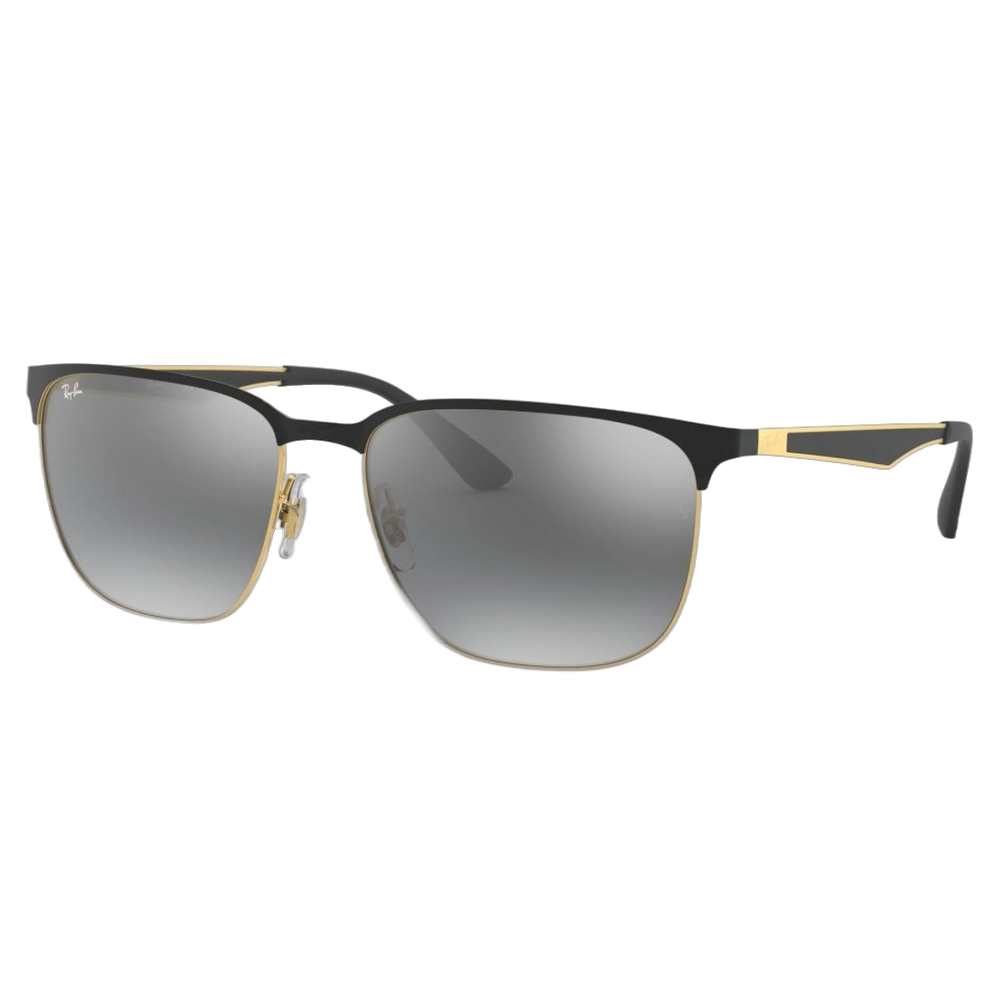 BLACK ON ARISTA | GREY MIRROR SILVER GRADIENT