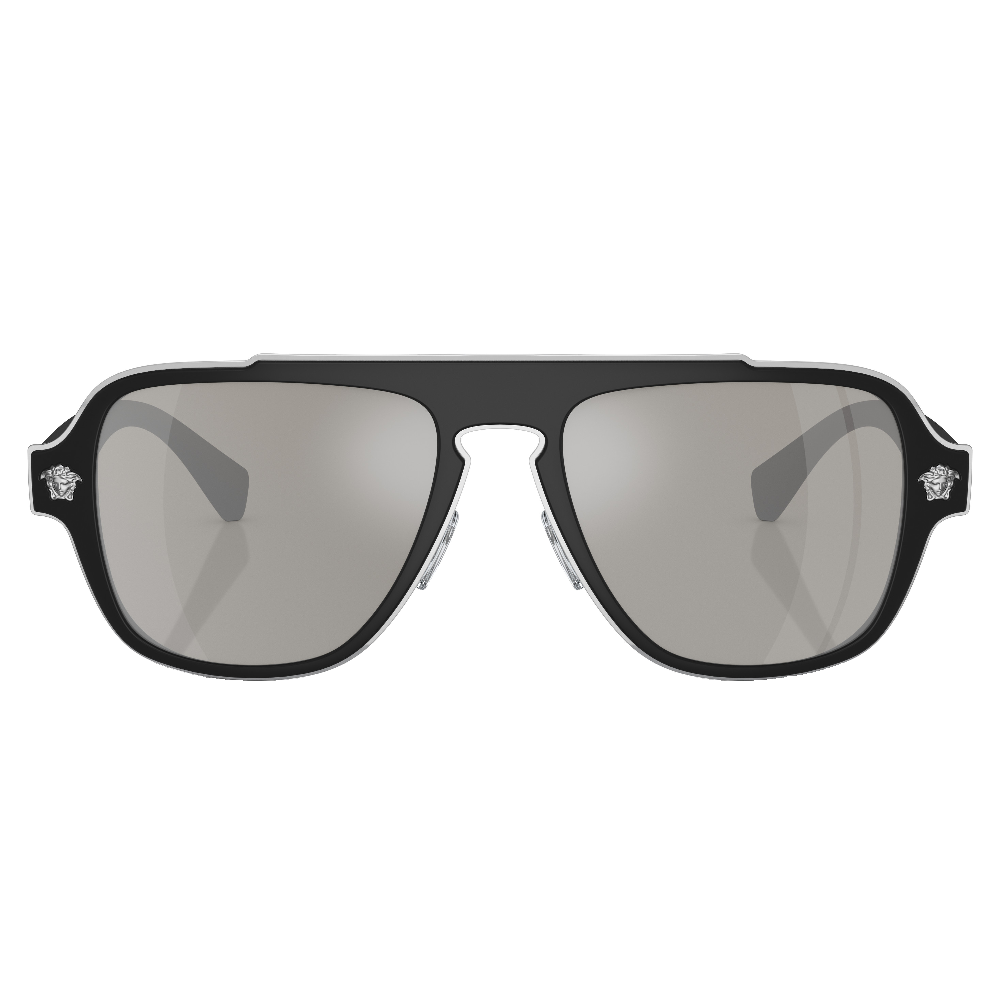 MATTE BLACK | LIGHT GREY MIRROR SILVER