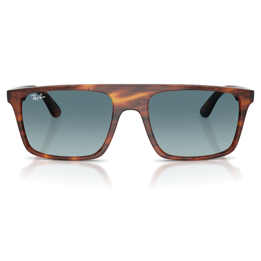 STRIPED HAVANA | BLUE GRADIENT GREY