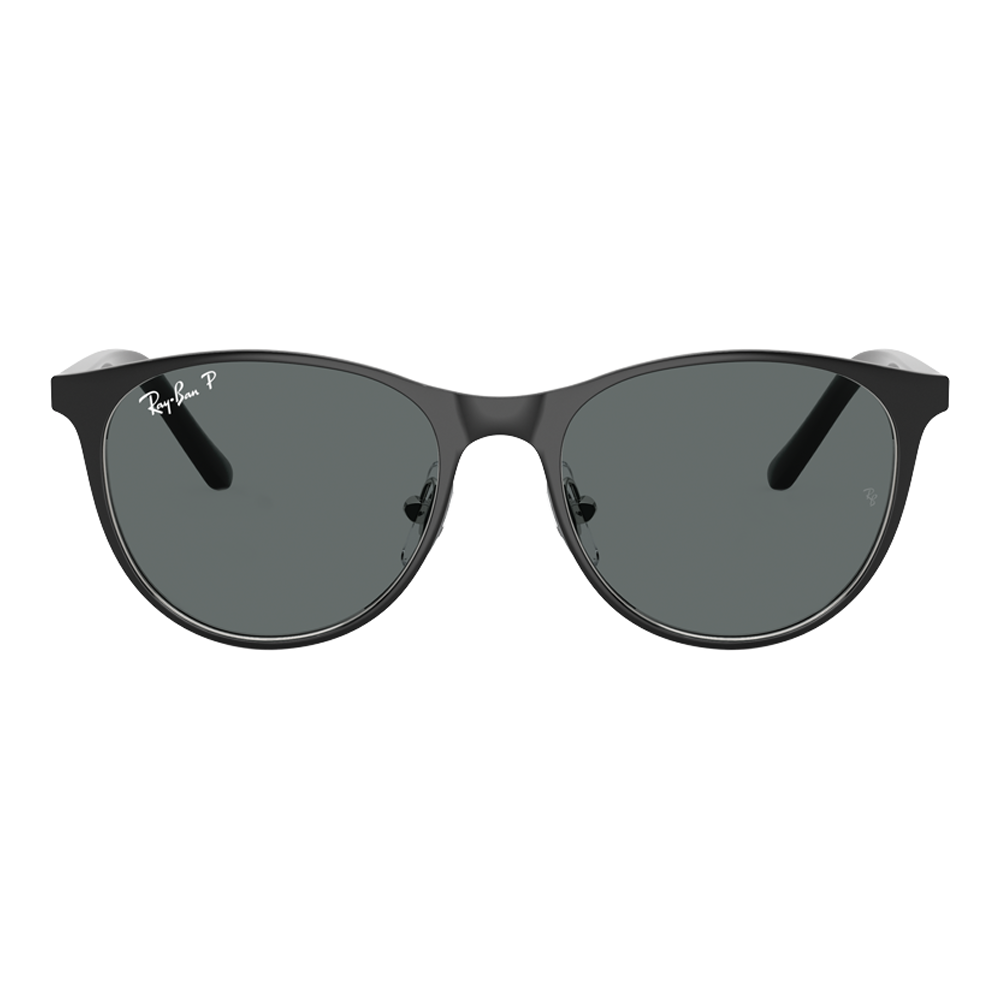 BLACK ON SILVER | DARK GREY POLARIZED