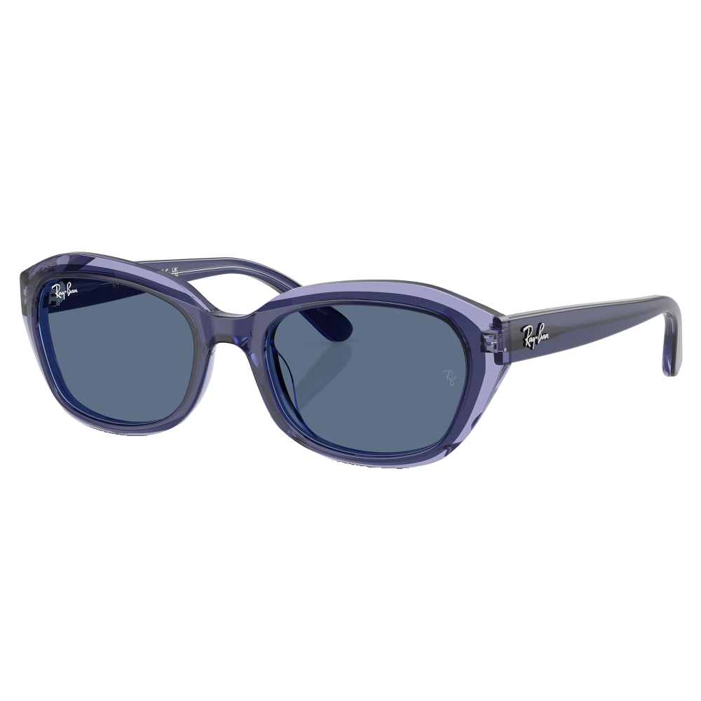 TOP VIOLET ON TRANSP VIOLET | DARK BLUE