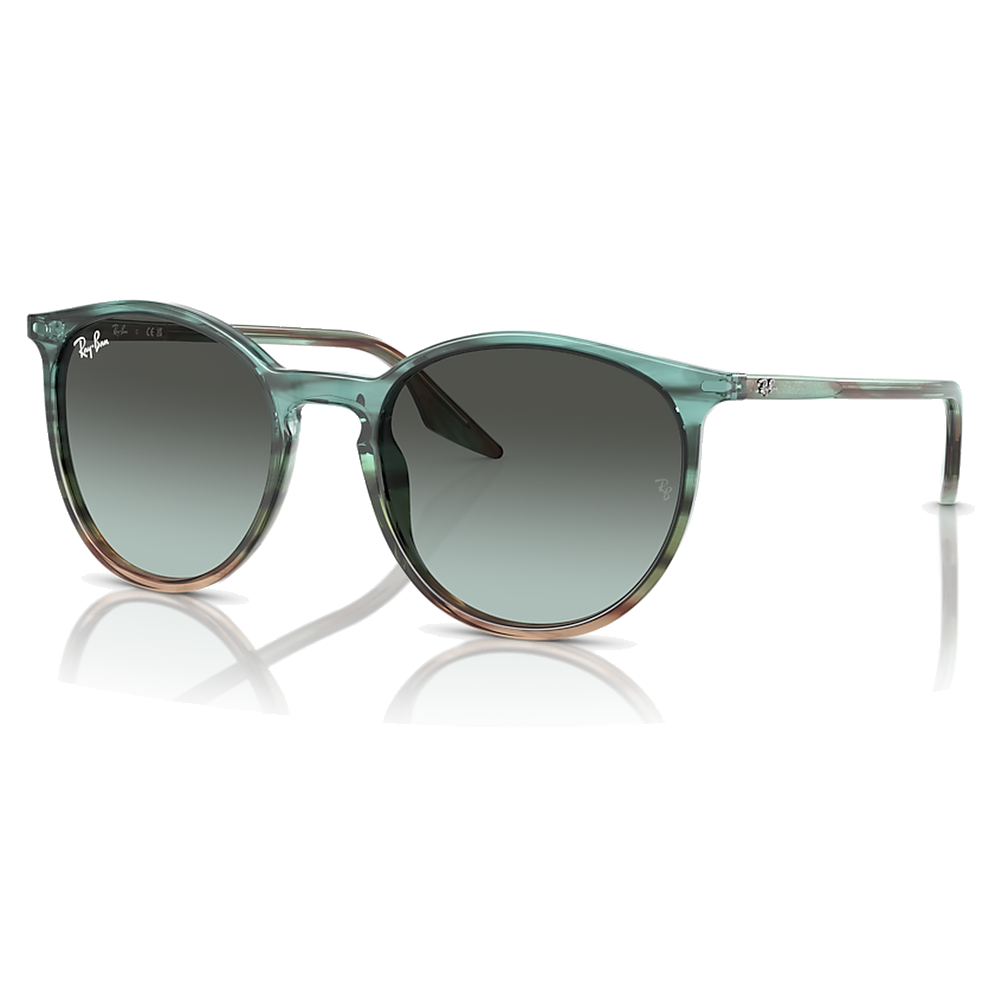 STRIPED BLUE GRADIENT GREEN | BLUE VINTAGE DEG.BLACK