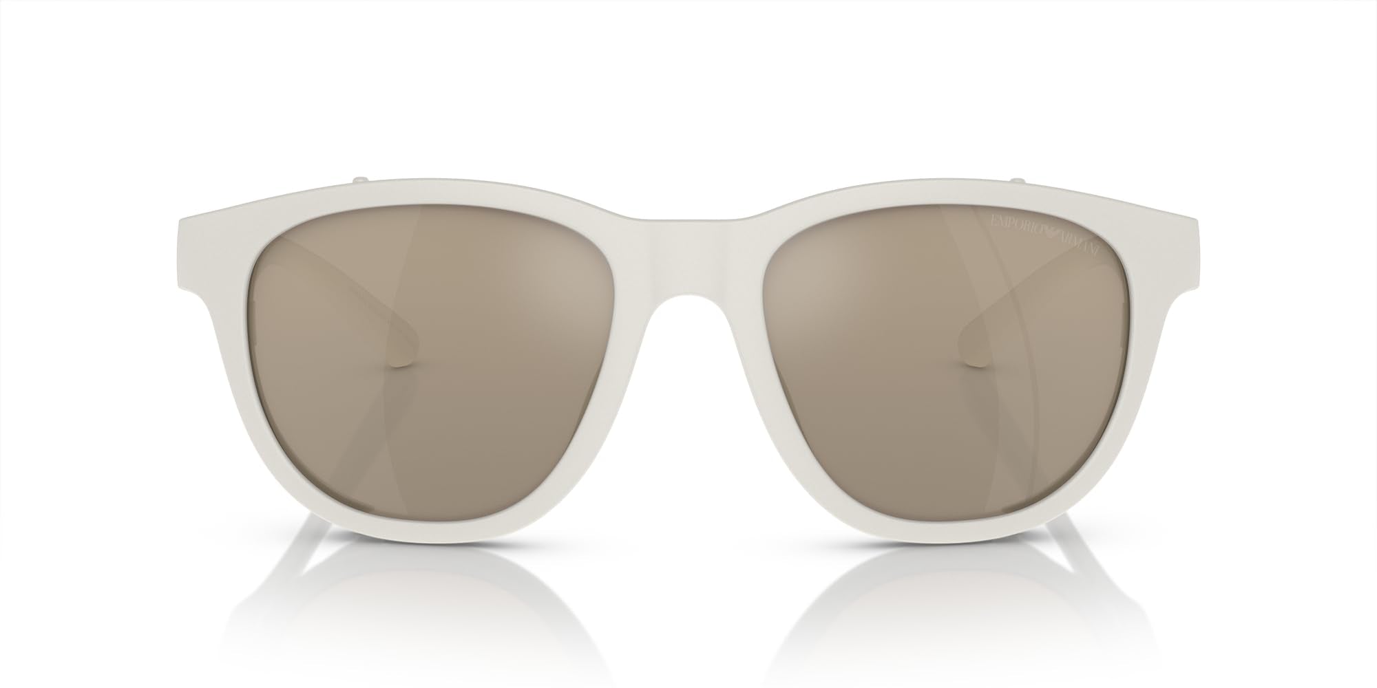 MATTE WHITE | LIGHT BROWN MIRROR GOLD