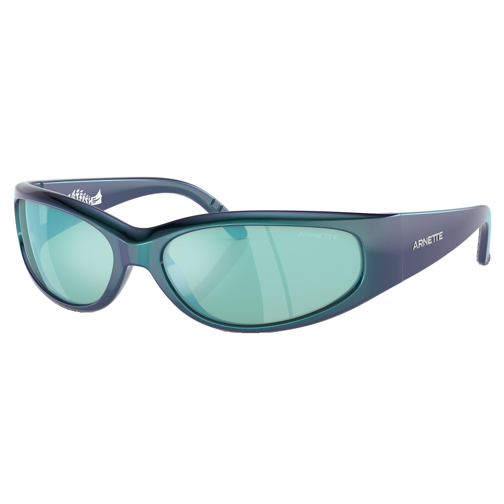 IRIDESCENT BLUE/GREEN | LIGHT AZURE MIRROR TEAL