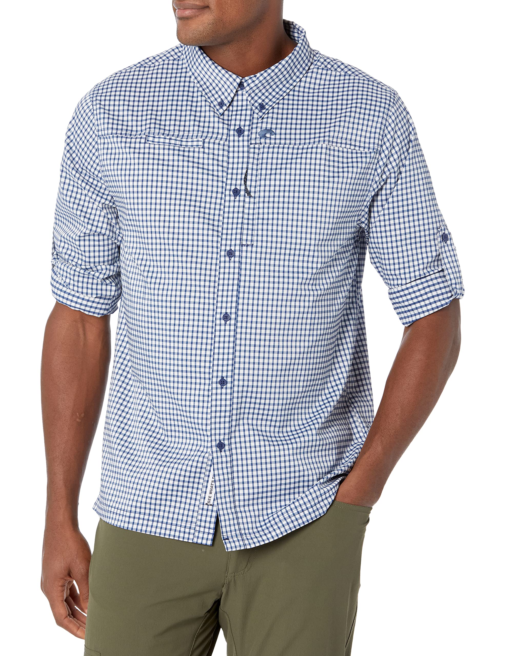 FQA400772 ANGLER TECH BUTTON DOWN PLAID