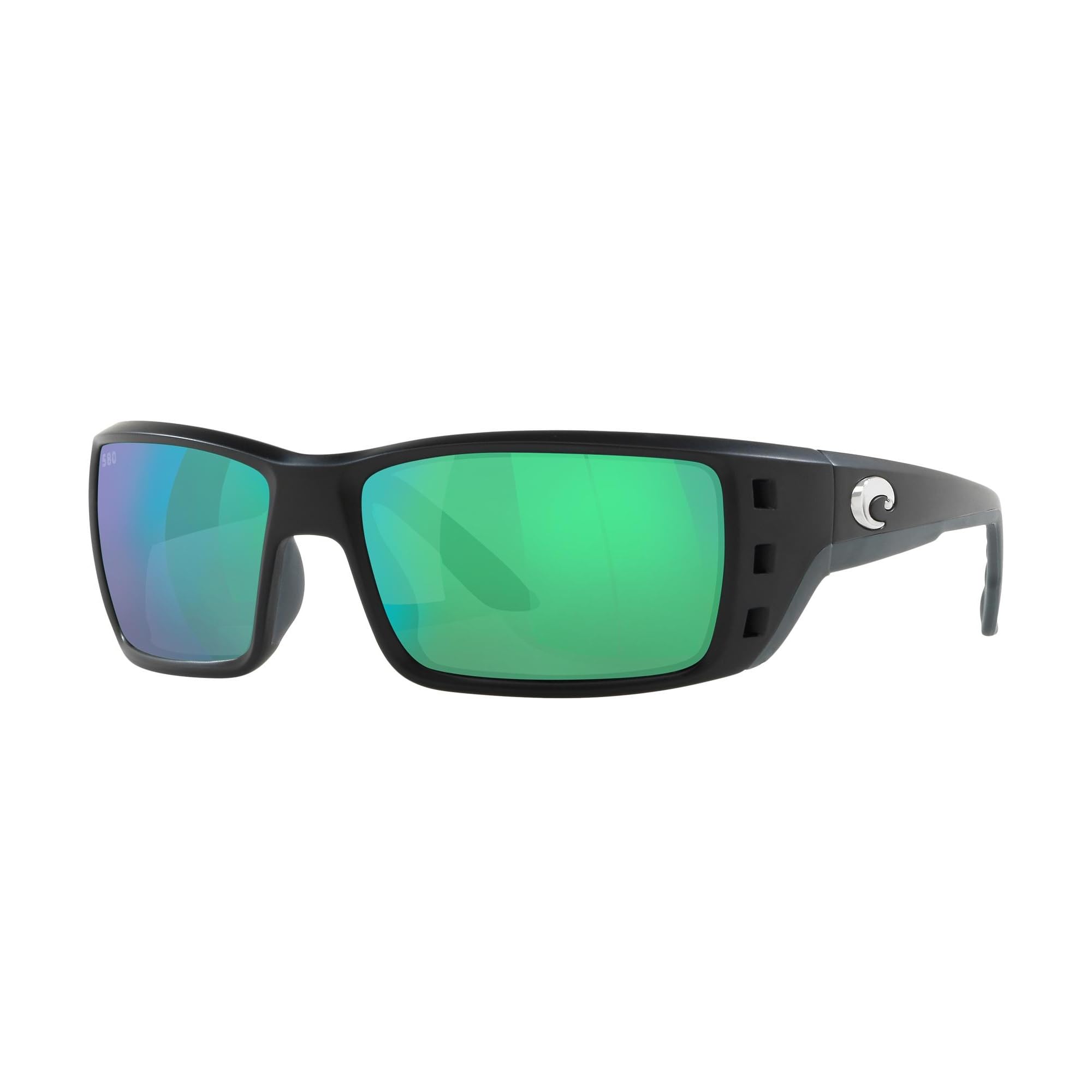 MATTE BLACK | GREEN MIRROR