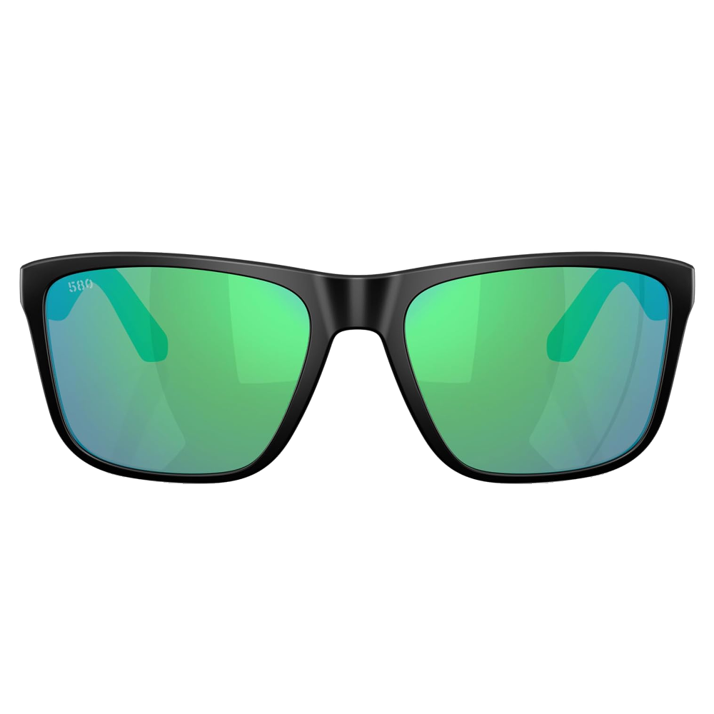 MATTE BLACK | GREEN MIRROR