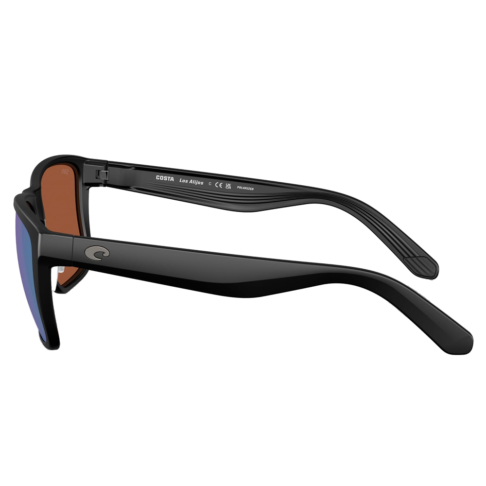 MATTE BLACK | GREEN MIRROR