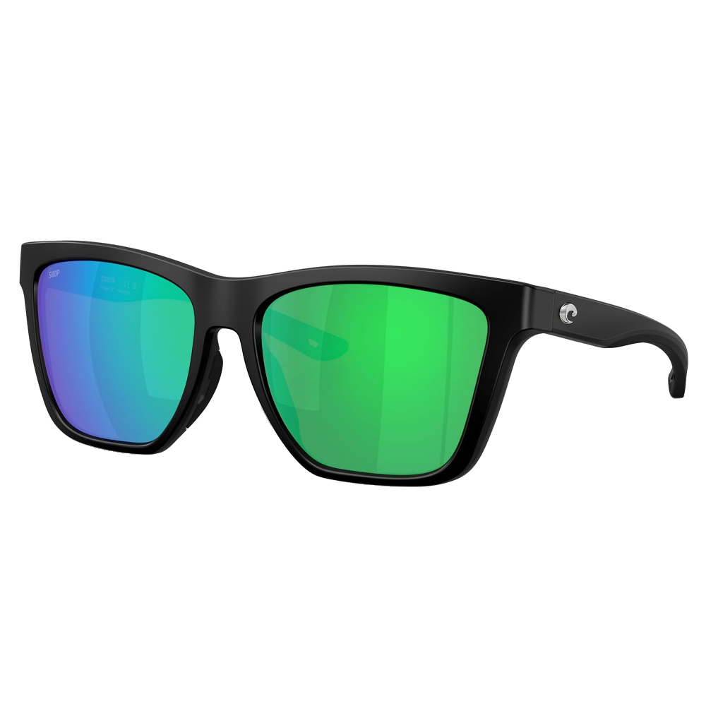 MATTE BLACK | GREEN MIRROR