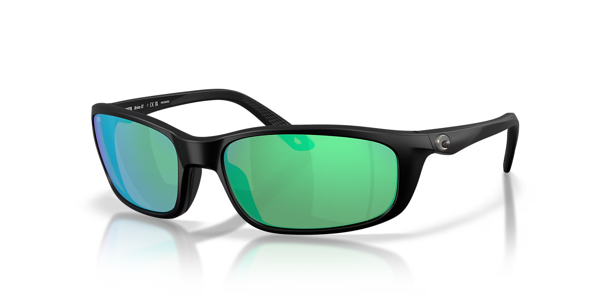 MATTE BLACK | GREEN MIRROR