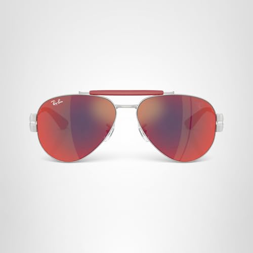 SILVER | DARK GREY MIRROR BLUE RED