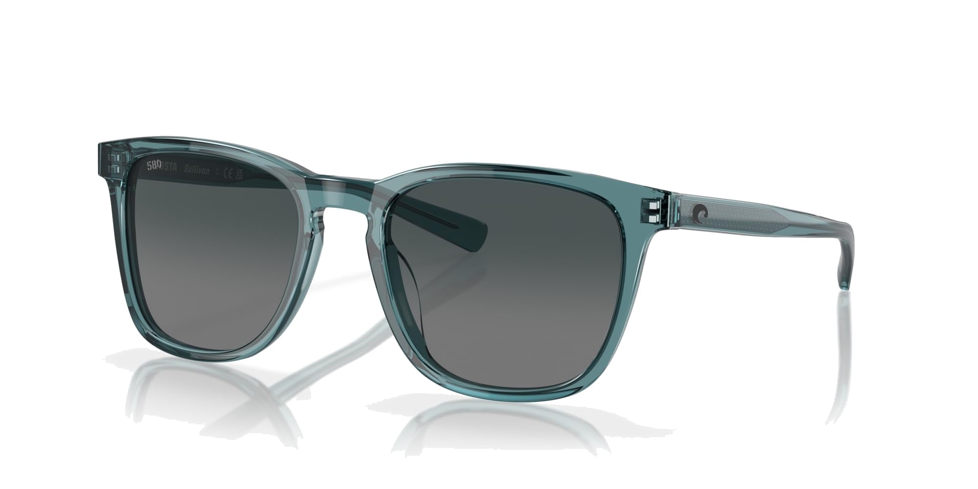 DEEP CRYSTAL AQUAMARINE | GREY GRADIENT