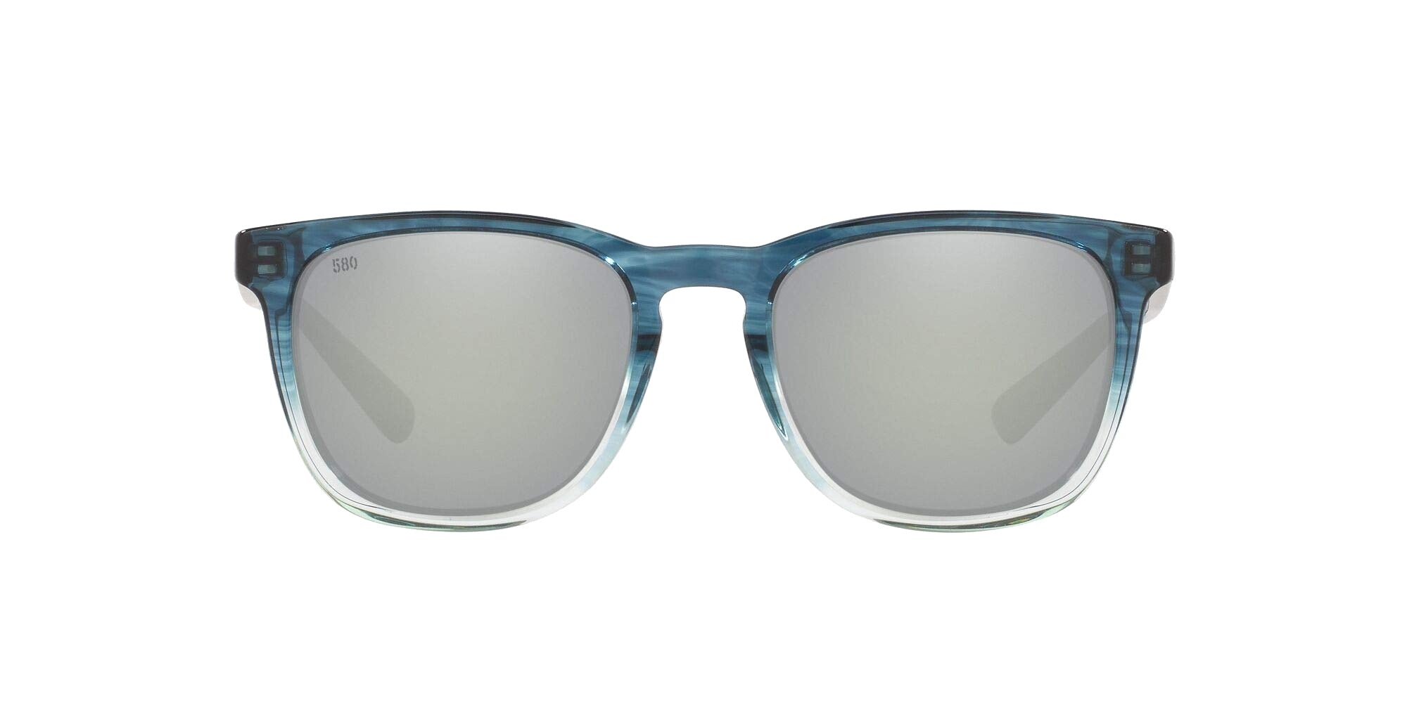 SHINY DEEP TEAL JADE | GREY SILVER MIRROR